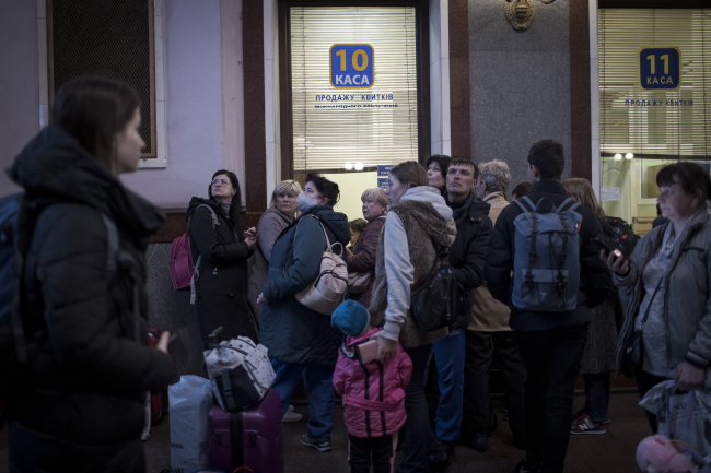 Fotoğraf: AA, Lviv Tren İstasyonu